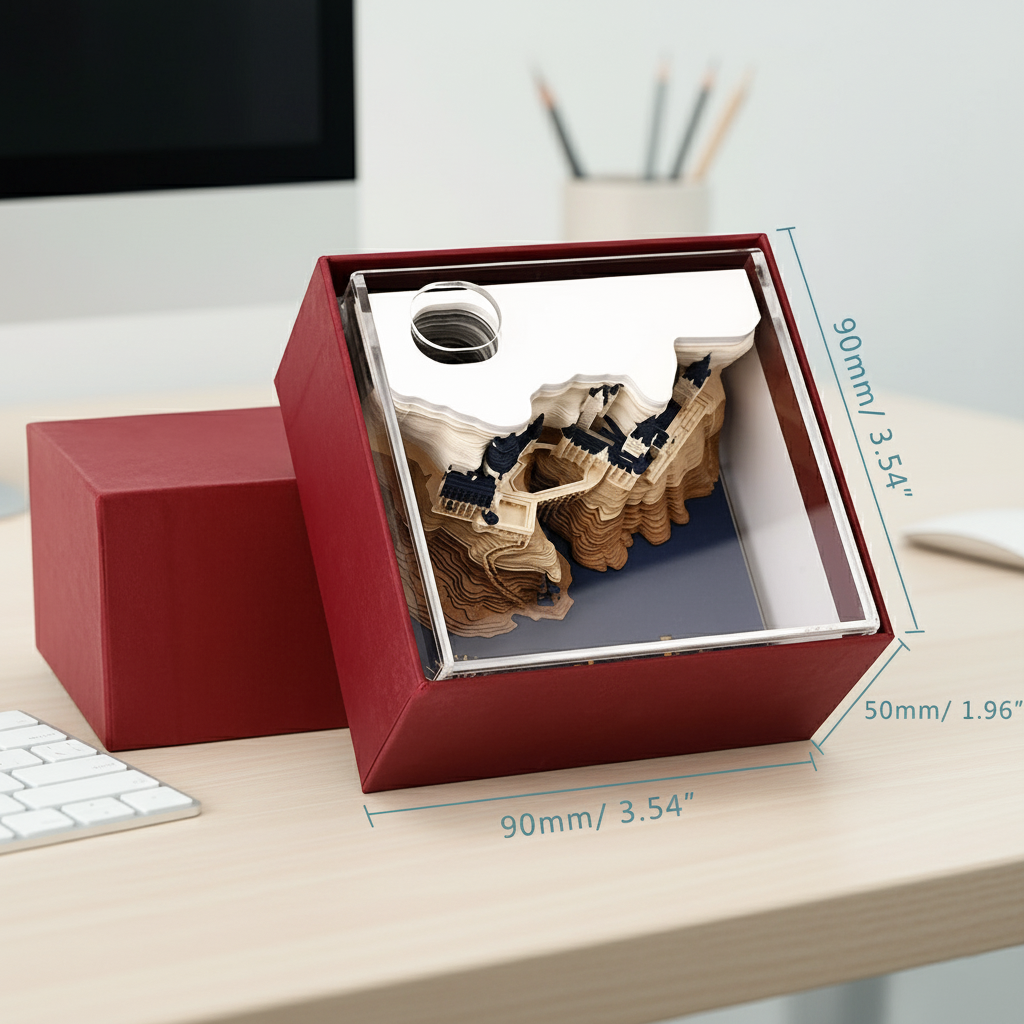 Magical Castle 3D Calendar 2026 (With Light)