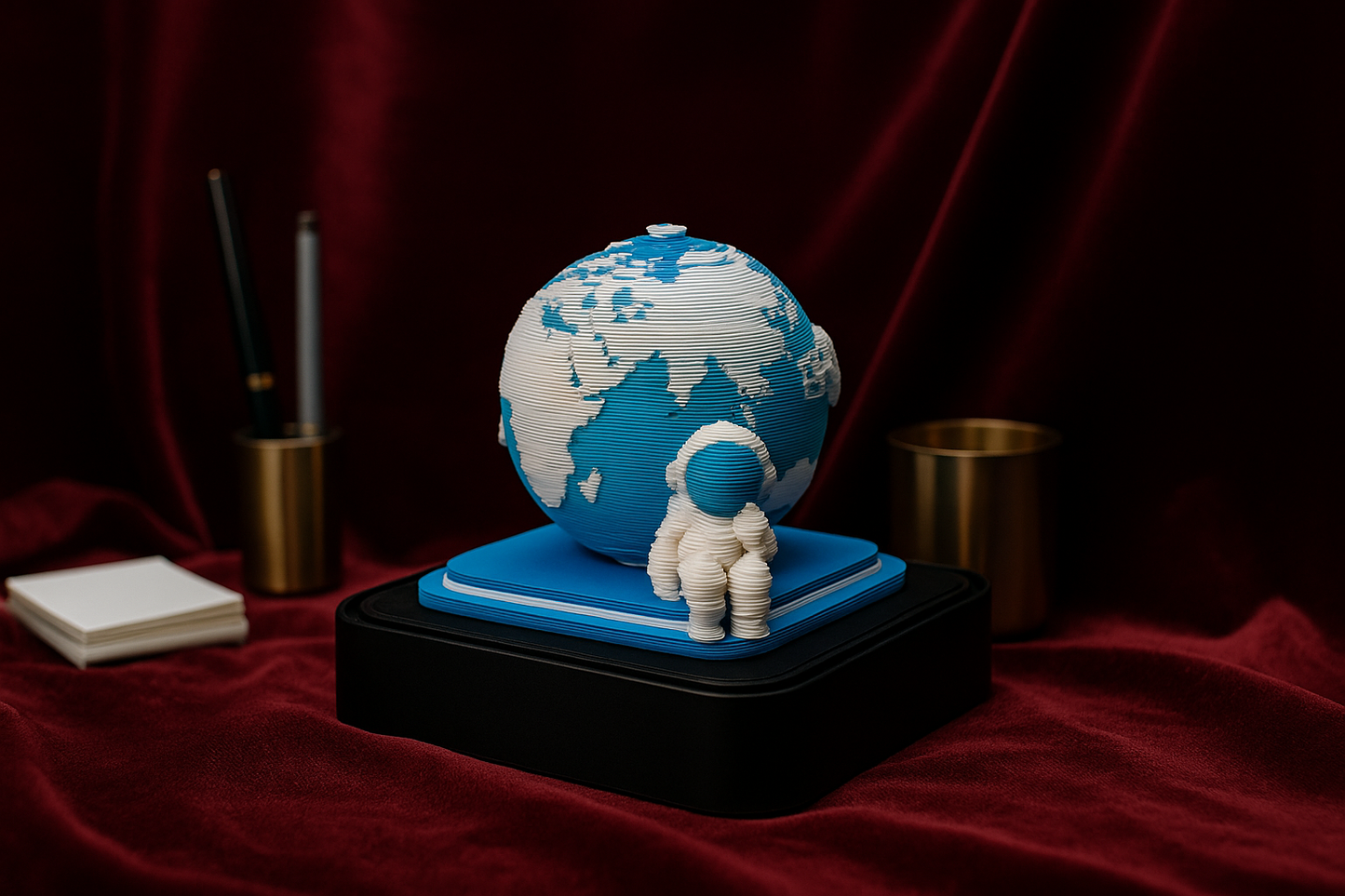 Around the World 3D Calendar 2025