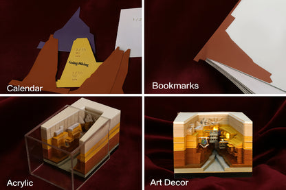 Magical Alley 3D Memopad (With Light)