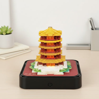 Yellow Tower 3D Calendar 2027 (With Light)