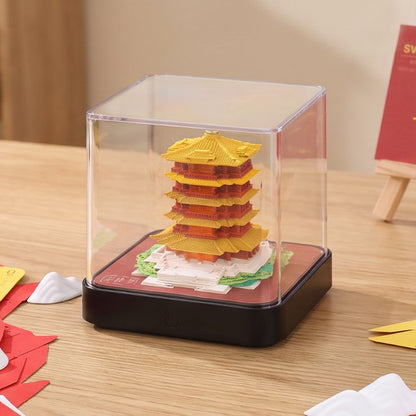 Yellow Tower 3D Calendar 2027 (With Light)