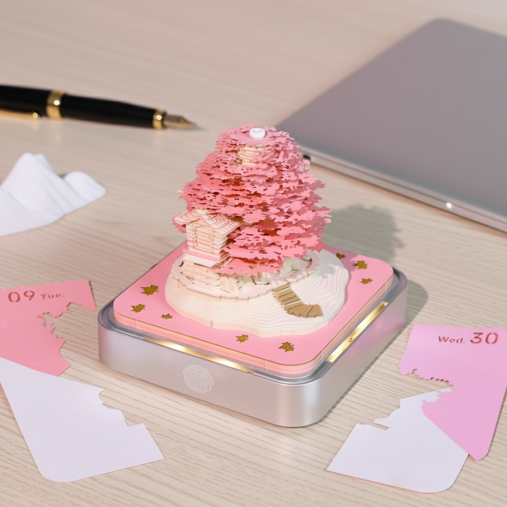 Sakura Cherry Blossom 3D Calendar