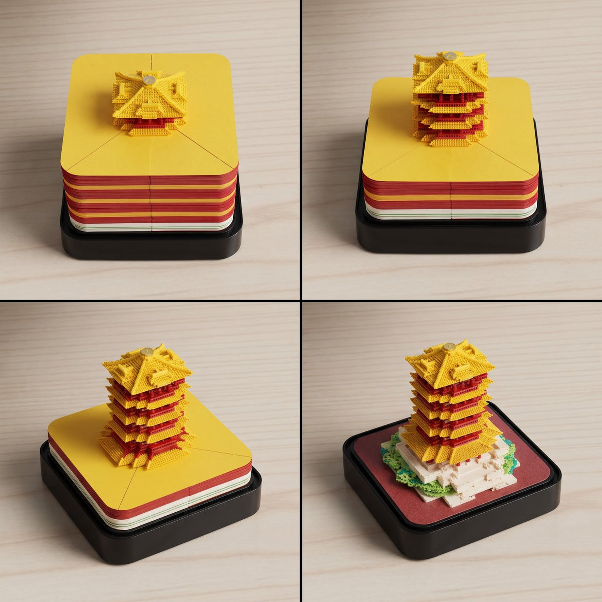 Yellow Tower 3D Calendar 2027 (With Light)