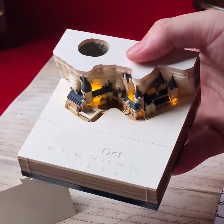 Calendario 3D del Castillo Mágico 2025