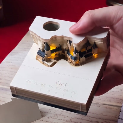 Calendario 3D del Castillo Mágico 2025