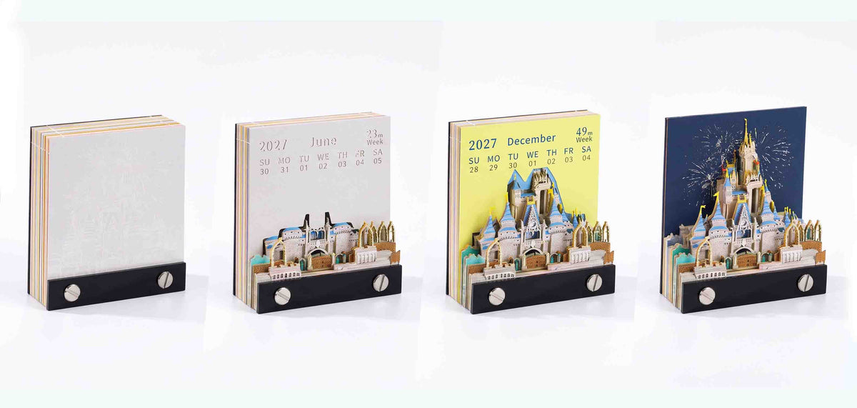 Wonderland Castle 2027 Calendar (with Light)