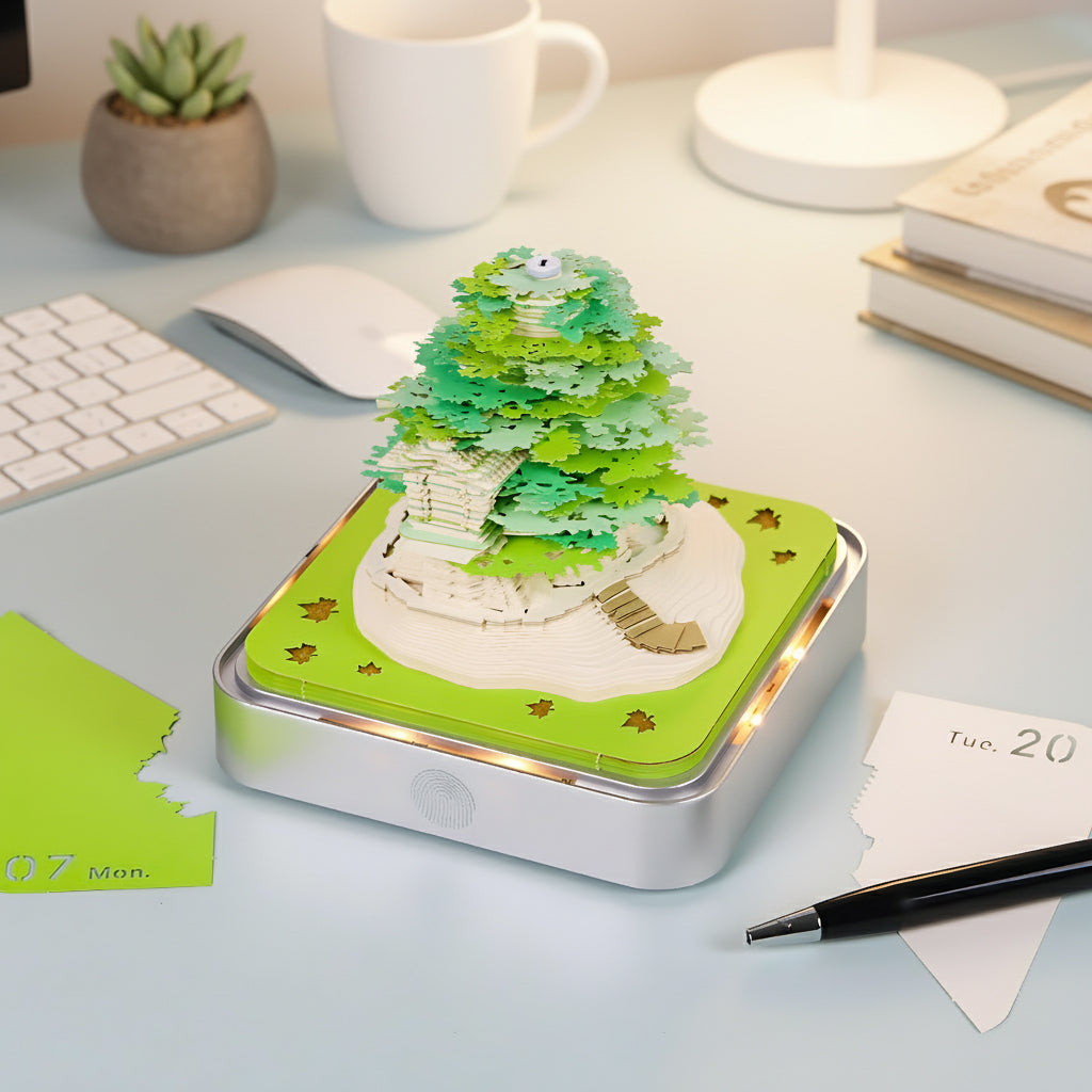 Sakura Cherry Blossom 3D Calendar 2026 – Jonsor
