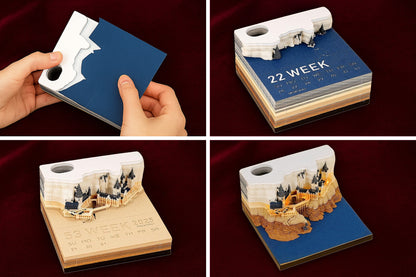 Magical Castle 3D Calendar 2025 (With Light)