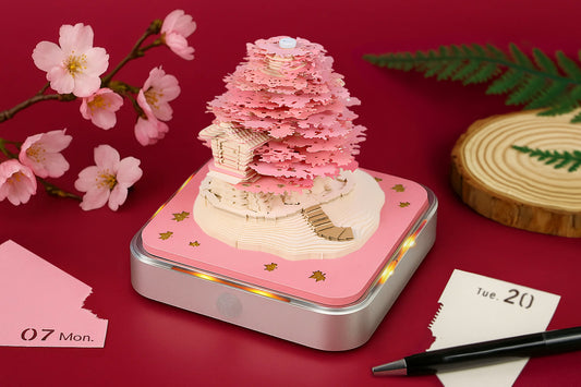 Sakura Cherry Blossom 3D Calendar